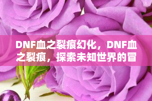 DNF血之裂痕幻化,DNF血之裂痕,探索未知世界的冒险之旅 DNF血之裂痕幻化,DNF血之裂痕,探索未知世界的冒险之旅