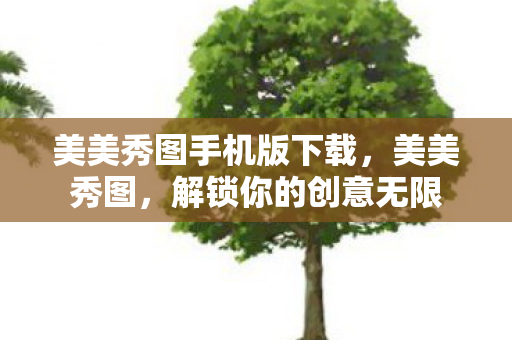 美美秀图手机版下载,美美秀图,解锁你的创意无限 美美秀图手机版下载,美美秀图,解锁你的创意无限