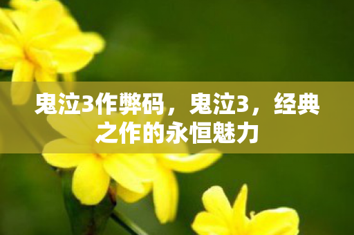 鬼泣3作弊码,鬼泣3,经典之作的永恒魅力 鬼泣3作弊码,鬼泣3,经典之作的永恒魅力