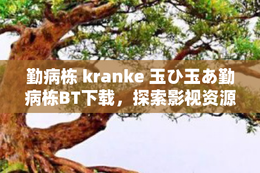 勤病栋 kranke 玉ひ玉あ勤病栋BT下载,探索影视资源的便捷之道 勤病栋 kranke 玉ひ玉あ勤病栋BT下载,探索影视资源的便捷之道