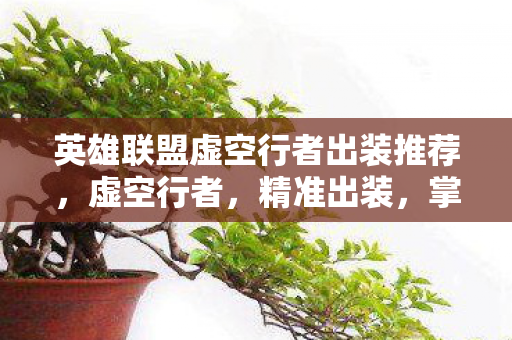 英雄联盟虚空行者出装推荐,虚空行者,精准出装,掌控雷霆 英雄联盟虚空行者出装推荐,虚空行者,精准出装,掌控雷霆