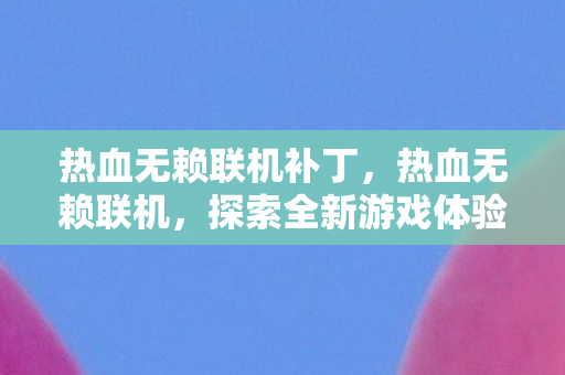 热血无赖联机补丁,热血无赖联机,探索全新游戏体验 热血无赖联机补丁,热血无赖联机,探索全新游戏体验