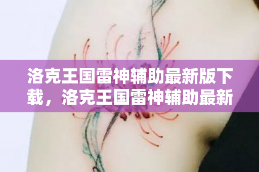 洛克王国雷神辅助最新版下载,洛克王国雷神辅助最新版,提升游戏体验的得力助手 洛克王国雷神辅助最新版下载,洛克王国雷神辅助最新版,提升游戏体验的得力助手