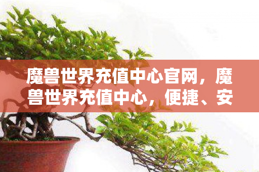 魔兽世界充值中心官网,魔兽世界充值中心,便捷、安全、高效的充值体验 魔兽世界充值中心官网,魔兽世界充值中心,便捷、安全、高效的充值体验