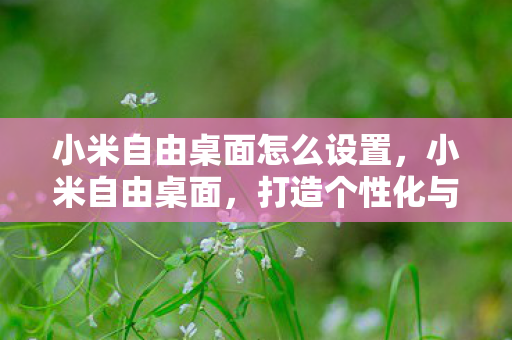 小米自由桌面怎么设置，小米自由桌面，打造个性化与高效生活的完美融合