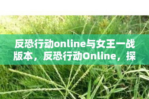 反恐行动online与女王一战版本,反恐行动Online,探索虚拟世界的无限可能 反恐行动online与女王一战版本,反恐行动Online,探索虚拟世界的无限可能