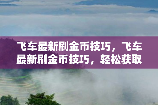 飞车最新刷金币技巧,飞车最新刷金币技巧,轻松获取无限金币,助你驰骋飞车世界! 飞车最新刷金币技巧,飞车最新刷金币技巧,轻松获取无限金币,助你驰骋飞车世界!