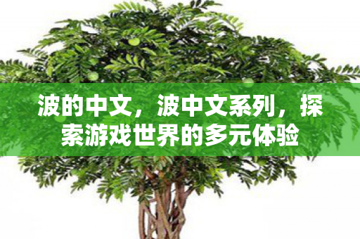 波的中文,波中文系列,探索游戏世界的多元体验 波的中文,波中文系列,探索游戏世界的多元体验