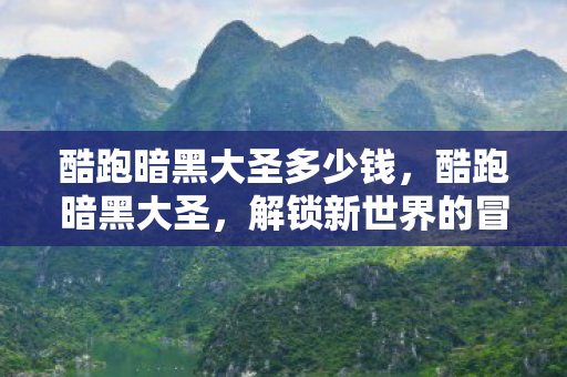 酷跑暗黑大圣多少钱，酷跑暗黑大圣，解锁新世界的冒险之旅