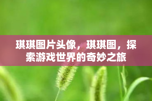 琪琪图片头像,琪琪图,探索游戏世界的奇妙之旅 琪琪图片头像,琪琪图,探索游戏世界的奇妙之旅