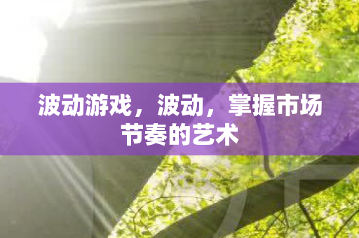 波动游戏,波动,掌握市场节奏的艺术 波动游戏,波动,掌握市场节奏的艺术