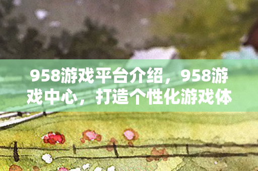 958游戏平台介绍,958游戏中心,打造个性化游戏体验的优选平台 958游戏平台介绍,958游戏中心,打造个性化游戏体验的优选平台