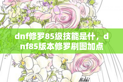 dnf修罗85级技能是什,dnf85版本修罗刷图加点 dnf修罗85级技能是什,dnf85版本修罗刷图加点