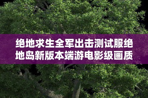 绝地求生全军出击测试服绝地岛新版本端游电影级画质!绝地求生全军出击PC,体验与策略的深度解析 绝地求生全军出击测试服绝地岛新版本端游电影级画质!绝地求生全军出击PC,体验与策略的深度解析