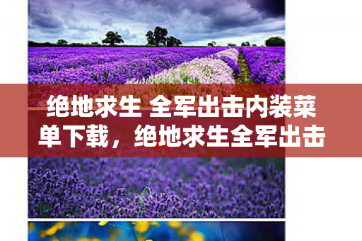 绝地求生 全军出击内装菜单下载,绝地求生全军出击PC,体验极致战斗,掌握生存法则 绝地求生 全军出击内装菜单下载,绝地求生全军出击PC,体验极致战斗,掌握生存法则