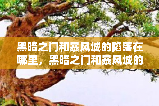 黑暗之门和暴风城的陷落在哪里,黑暗之门和暴风城的陷落,一场史诗般的灾难 黑暗之门和暴风城的陷落在哪里,黑暗之门和暴风城的陷落,一场史诗般的灾难