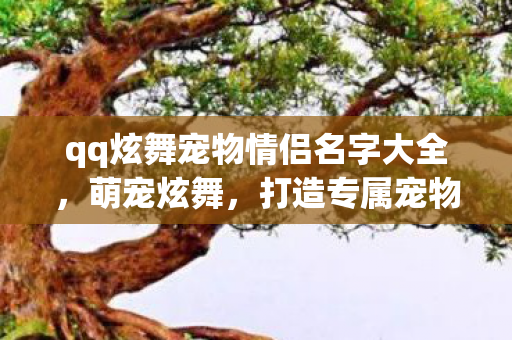 qq炫舞宠物情侣名字大全,萌宠炫舞,打造专属宠物情侣名字 qq炫舞宠物情侣名字大全,萌宠炫舞,打造专属宠物情侣名字