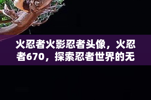 火忍者火影忍者头像,火忍者670,探索忍者世界的无限可能 火忍者火影忍者头像,火忍者670,探索忍者世界的无限可能