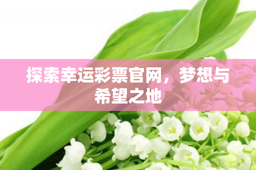探索幸运彩票官网,梦想与希望之地 探索幸运彩票官网,梦想与希望之地