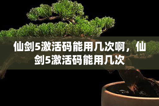仙剑5激活码能用几次啊,仙剑5激活码能用几次 仙剑5激活码能用几次啊,仙剑5激活码能用几次