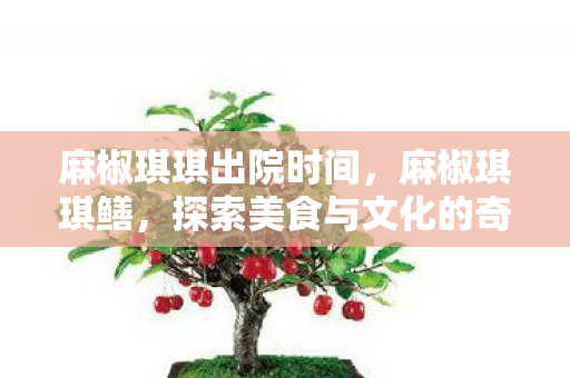 麻椒琪琪出院时间,麻椒琪琪鳝,探索美食与文化的奇妙融合 麻椒琪琪出院时间,麻椒琪琪鳝,探索美食与文化的奇妙融合