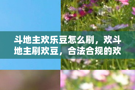 斗地主欢乐豆怎么刷，欢斗地主刷欢豆，合法合规的欢乐豆获取方式