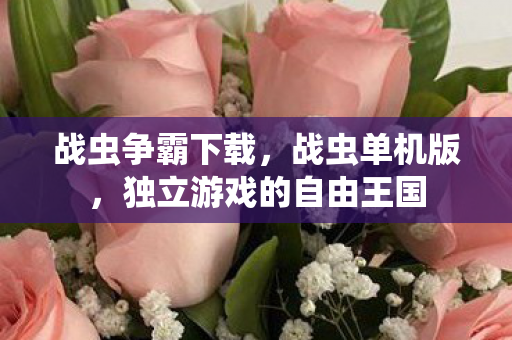 战虫争霸下载,战虫单机版,独立游戏的自由王国 战虫争霸下载,战虫单机版,独立游戏的自由王国