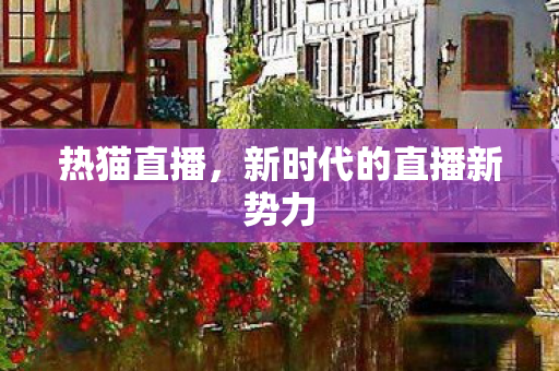 热猫直播,新时代的直播新势力 热猫直播,新时代的直播新势力