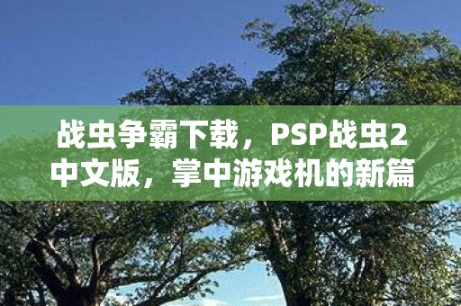 战虫争霸下载,PSP战虫2中文版,掌中游戏机的新篇章 战虫争霸下载,PSP战虫2中文版,掌中游戏机的新篇章
