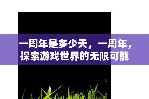 一周年是多少天,一周年,探索游戏世界的无限可能 一周年是多少天,一周年,探索游戏世界的无限可能