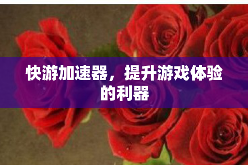 快游加速器,提升游戏体验的利器 快游加速器,提升游戏体验的利器