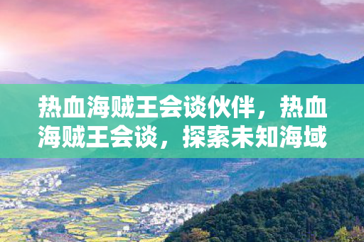 热血海贼王会谈伙伴，热血海贼王会谈，探索未知海域，共筑海贼梦想