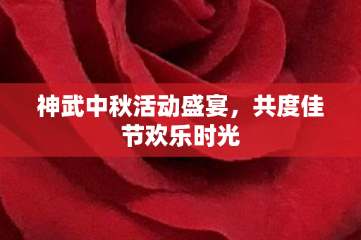 神武中秋活动盛宴,共度佳节欢乐时光 神武中秋活动盛宴,共度佳节欢乐时光