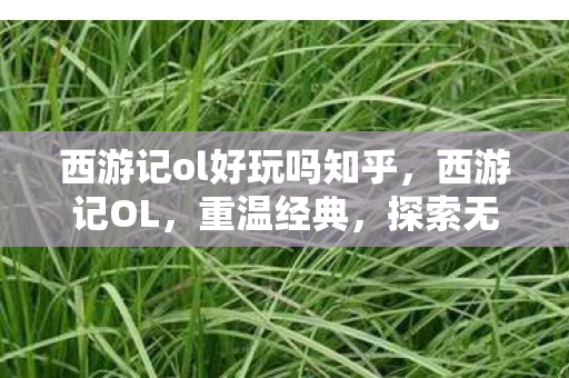 西游记ol好玩吗知乎，西游记OL，重温经典，探索无限乐趣