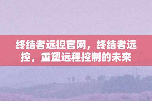 终结者远控官网，终结者远控，重塑远程控制的未来