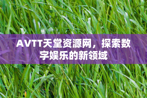 AVTT天堂资源网,探索数字娱乐的新领域 AVTT天堂资源网,探索数字娱乐的新领域