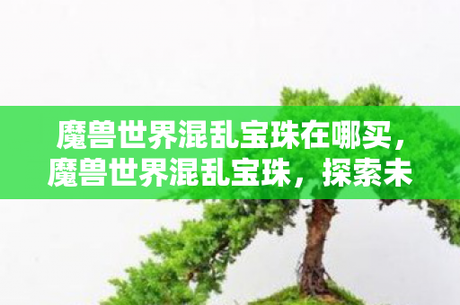 魔兽世界混乱宝珠在哪买，魔兽世界混乱宝珠，探索未知与力量的神秘之旅