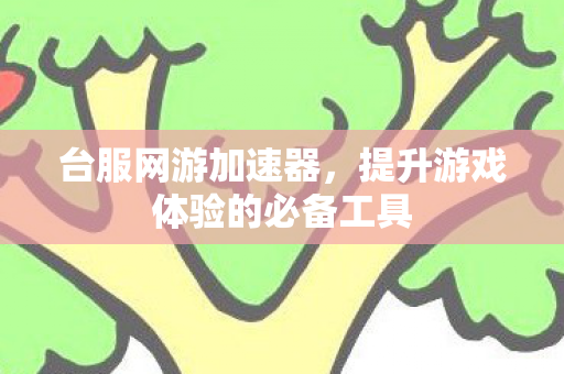 台服网游加速器，提升游戏体验的必备工具