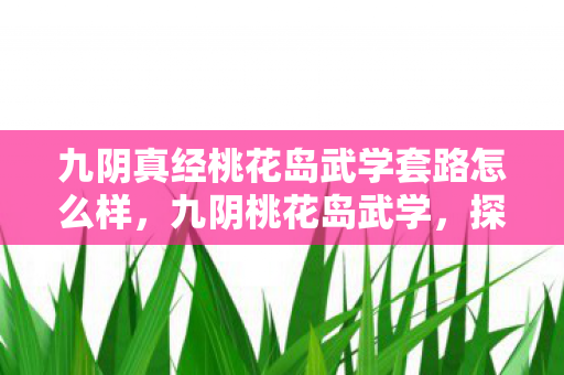 九阴真经桃花岛武学套路怎么样,九阴桃花岛武学,探寻武侠世界的奥秘 九阴真经桃花岛武学套路怎么样,九阴桃花岛武学,探寻武侠世界的奥秘