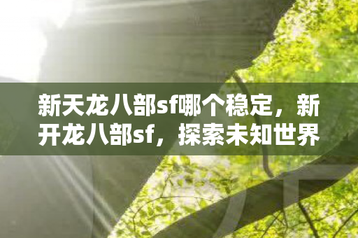新天龙八部sf哪个稳定,新开龙八部sf,探索未知世界的奇幻之旅 新天龙八部sf哪个稳定,新开龙八部sf,探索未知世界的奇幻之旅
