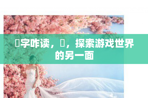 胔字咋读，胔，探索游戏世界的另一面