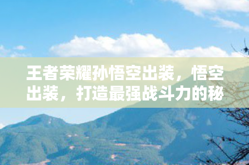 王者荣耀孙悟空出装,悟空出装,打造最强战斗力的秘密 王者荣耀孙悟空出装,悟空出装,打造最强战斗力的秘密