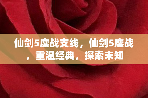 仙剑5鏖战支线,仙剑5鏖战,重温经典,探索未知 仙剑5鏖战支线,仙剑5鏖战,重温经典,探索未知