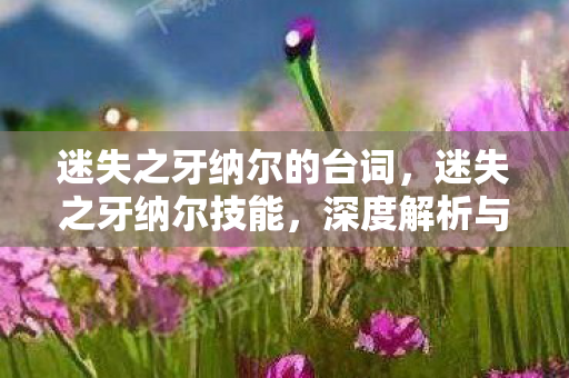 迷失之牙纳尔的台词,迷失之牙纳尔技能,深度解析与实战应用 迷失之牙纳尔的台词,迷失之牙纳尔技能,深度解析与实战应用
