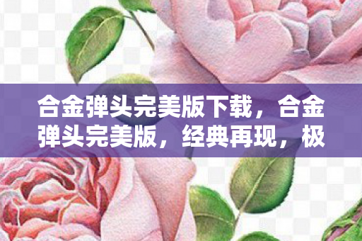 合金弹头完美版下载,合金弹头完美版,经典再现,极致体验 合金弹头完美版下载,合金弹头完美版,经典再现,极致体验