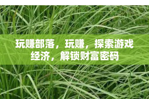 玩赚部落,玩赚,探索游戏经济,解锁财富密码 玩赚部落,玩赚,探索游戏经济,解锁财富密码