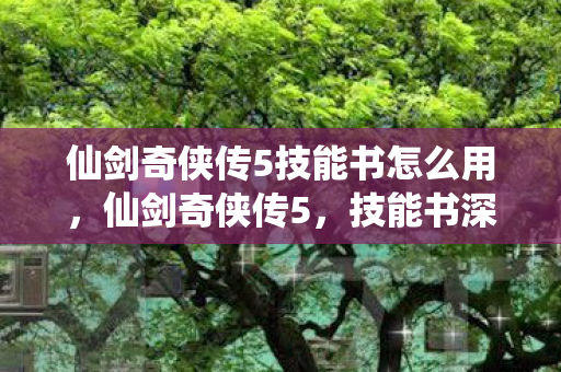 仙剑奇侠传5技能书怎么用,仙剑奇侠传5,技能书深度解析 仙剑奇侠传5技能书怎么用,仙剑奇侠传5,技能书深度解析