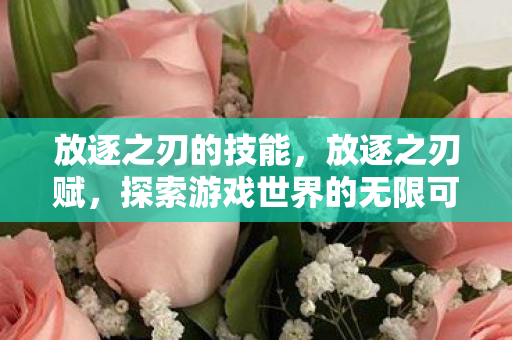 放逐之刃的技能,放逐之刃赋,探索游戏世界的无限可能 放逐之刃的技能,放逐之刃赋,探索游戏世界的无限可能