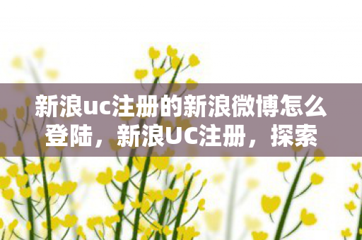 新浪uc注册的新浪微博怎么登陆图片