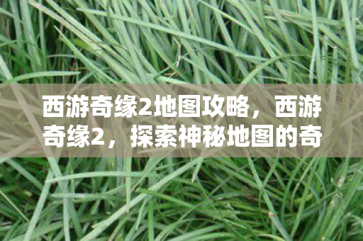 西游奇缘2地图攻略,西游奇缘2,探索神秘地图的奇幻之旅 西游奇缘2地图攻略,西游奇缘2,探索神秘地图的奇幻之旅